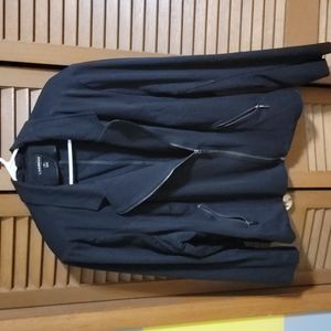 Lane Bryant Size 28 Ponte Black Jacket/Blazer